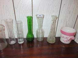 Lot of Vases & Floral Items