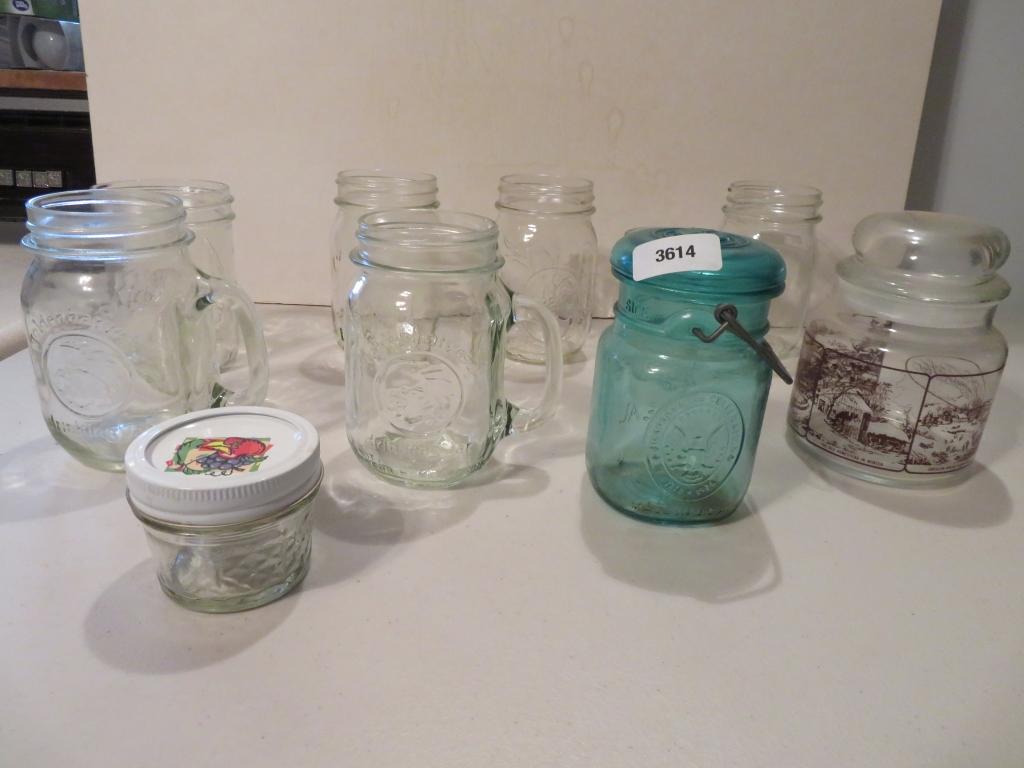 Lot of Collectible Storage Jars & Containers