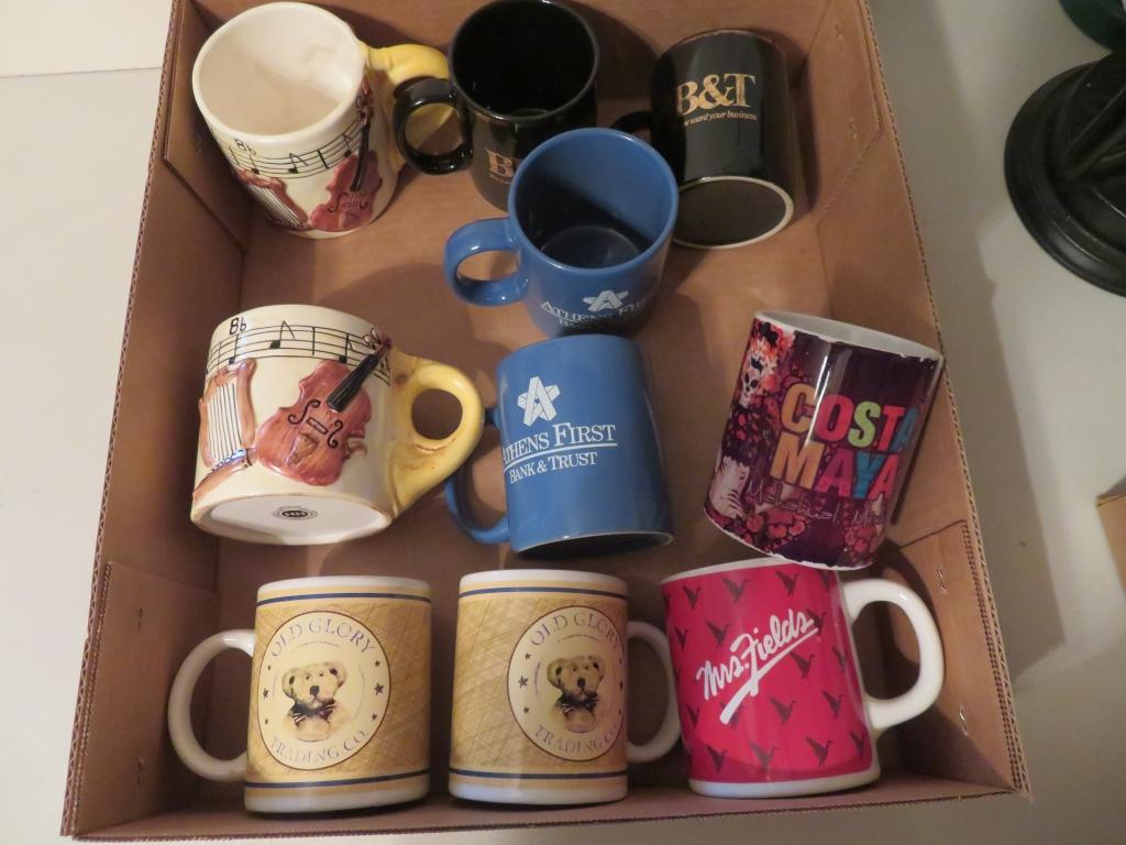 Lot of Coffee Cups & Mugs