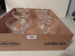 6 Margarita Glasses