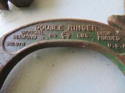 4 Double Ringer 2 1/2 Lb Horse Shoes