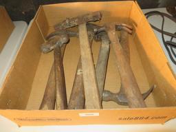 Lot of hammers and hatchet