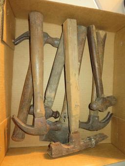 Lot of hammers and hatchet