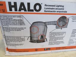 Case of 6 HALO Recessed Lighting Housings
