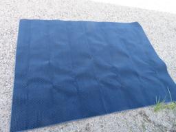 Blue Decorative Area Rug 72 x 101