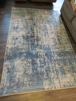 Area Rug "Static Carbon" 4'11" x 7' 6"