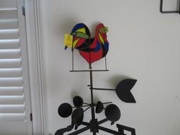 Rooster Weather Vane on Post