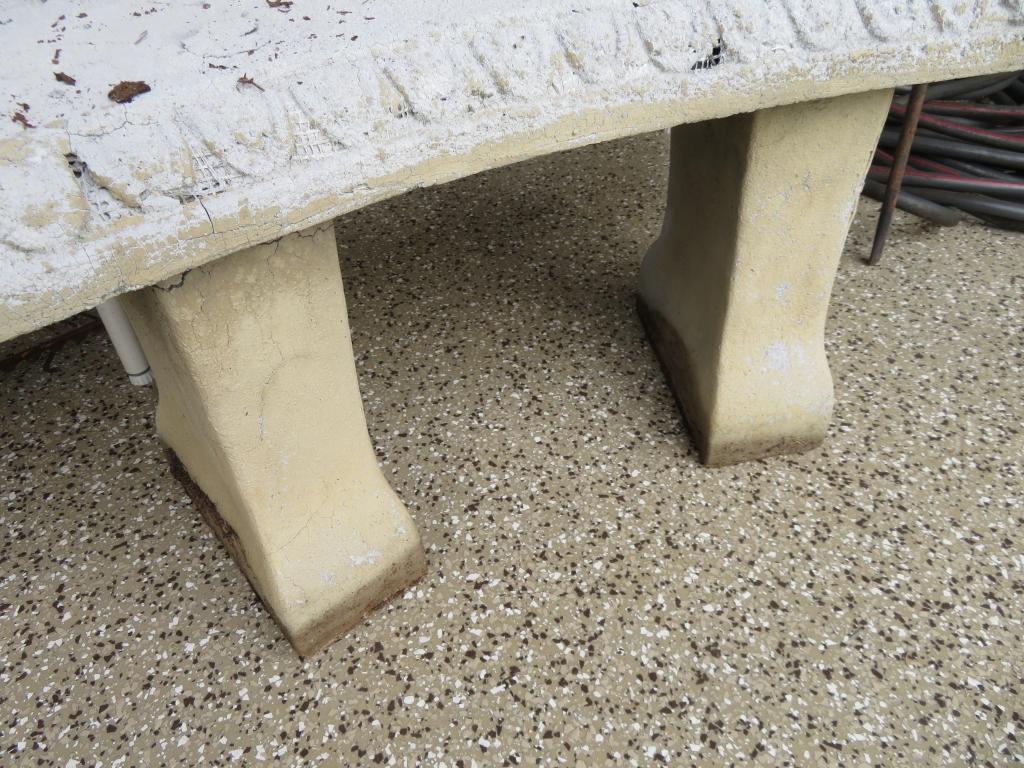 Concrete Garden Bench