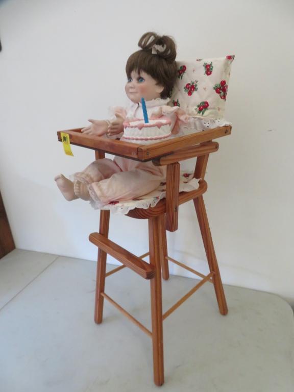Birthday Doll & High Chair