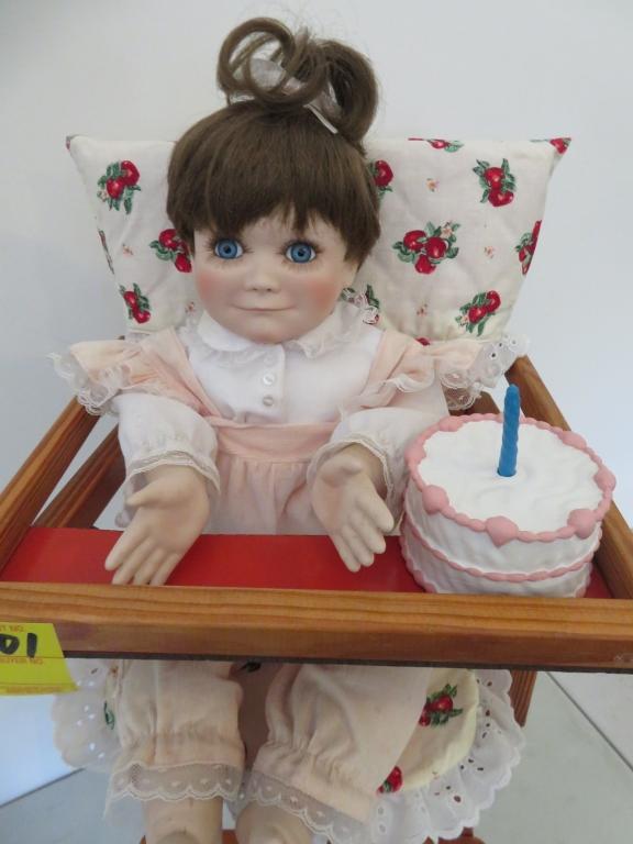 Birthday Doll & High Chair