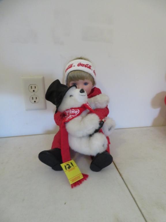 Coca Cola Doll & Bear