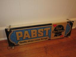 Pabst Blue Ribbon Lighted Beer Sign