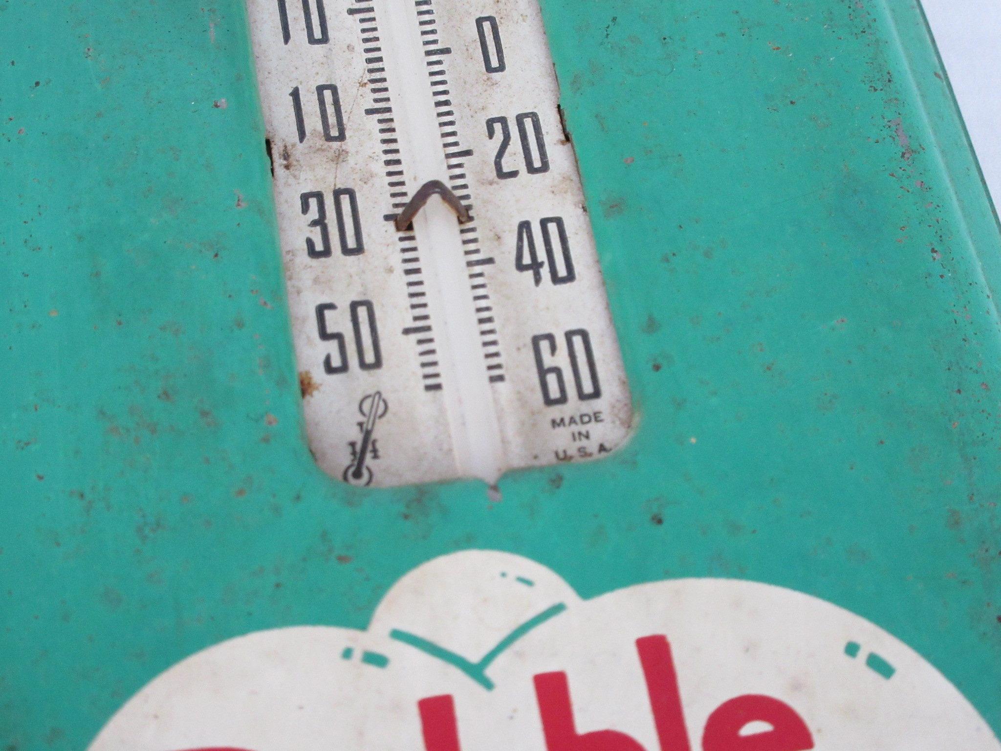 Bubble Up Thermometer Drink Sign