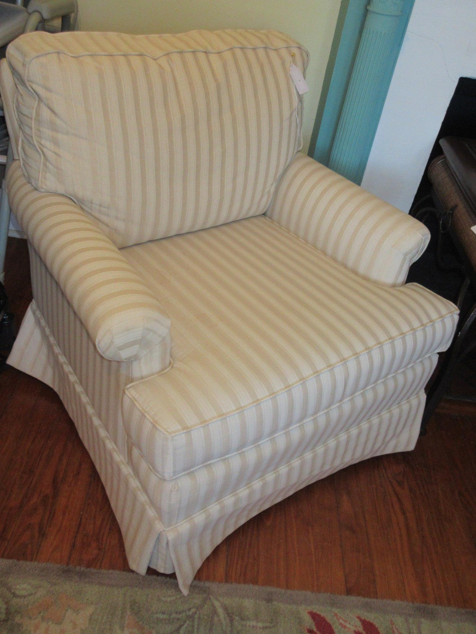 Cream Colored Upholstered Chair