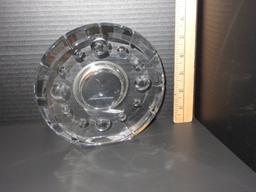 Lenox Glass Table Clock