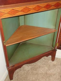 Mahogany Corner Cabinet