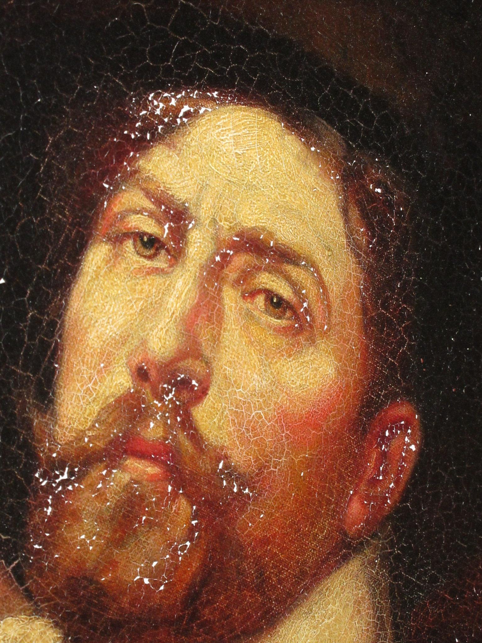 Repo Oil on Canvas of Spanish Gentleman