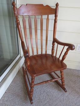 Wood Rocking Chair w/ Spindles
