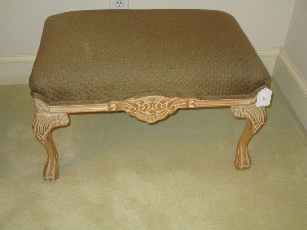 French Country Foot Stool by Andres Originals Mfg Co.