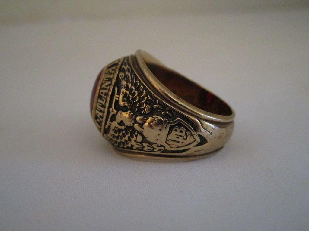 10K Yellow Gold Men's Atlanta Law School Ring By Balfour