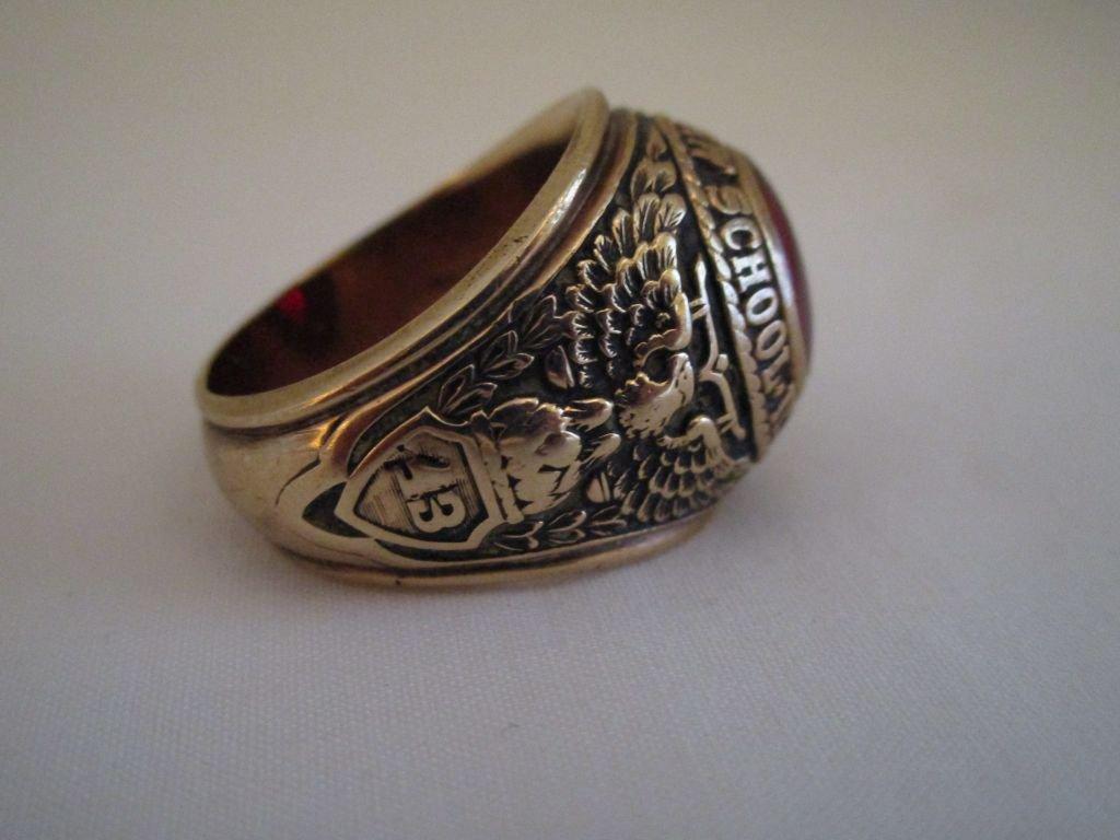 10K Yellow Gold Men's Atlanta Law School Ring By Balfour