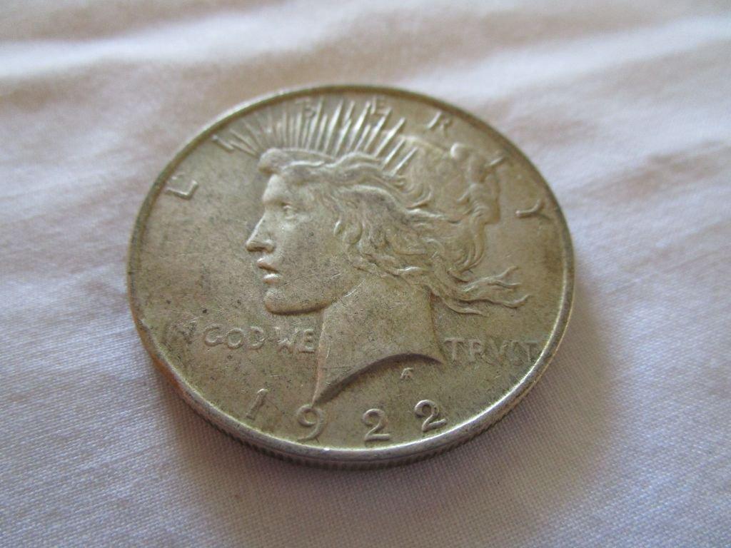 1922 Silver Peace Dollar