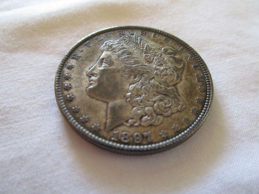 1897 Morgan Silver Dollar