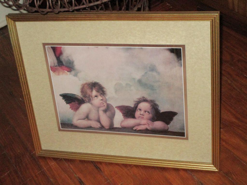 Framed Print - Raphael "The Two Angels"