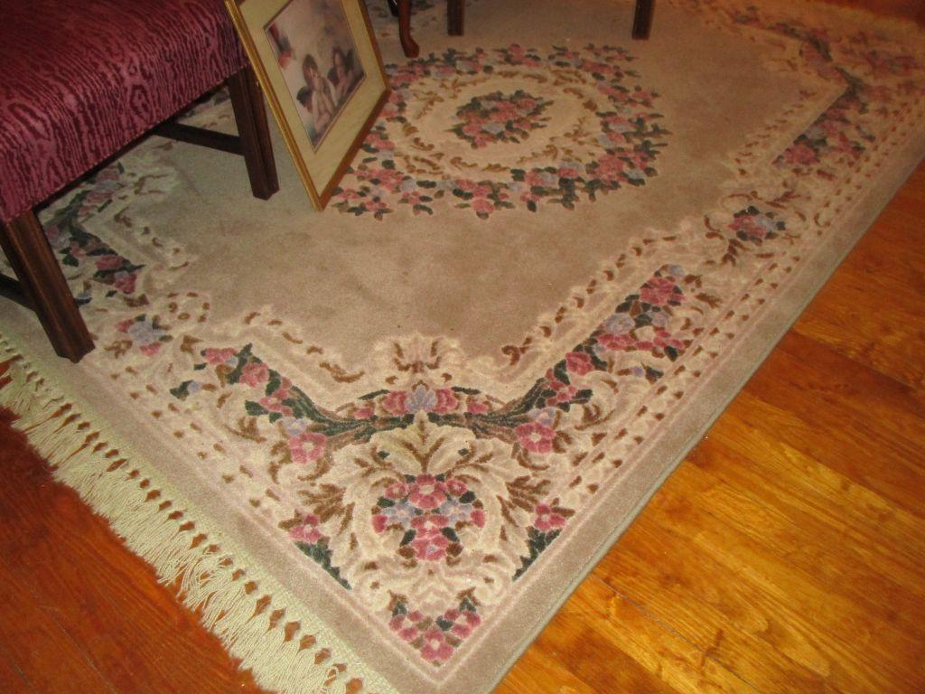 Aubusson Style Wool Rug