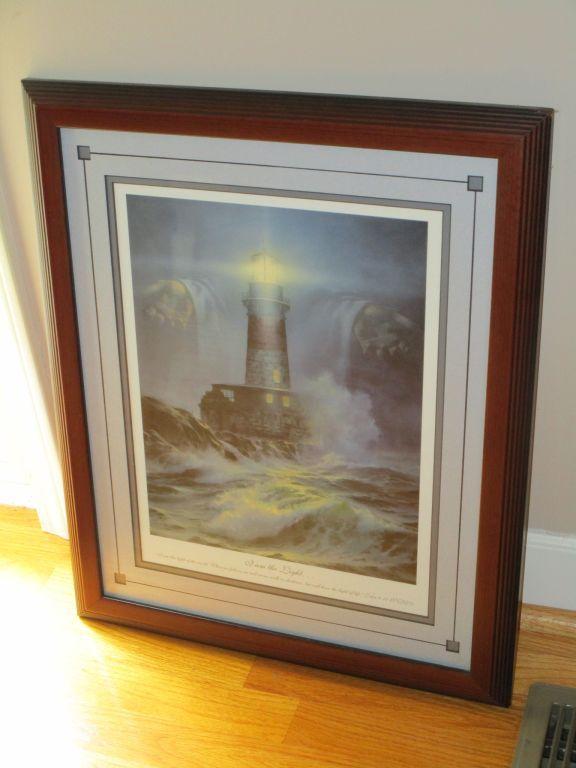 "I Am The Light" Framed Print