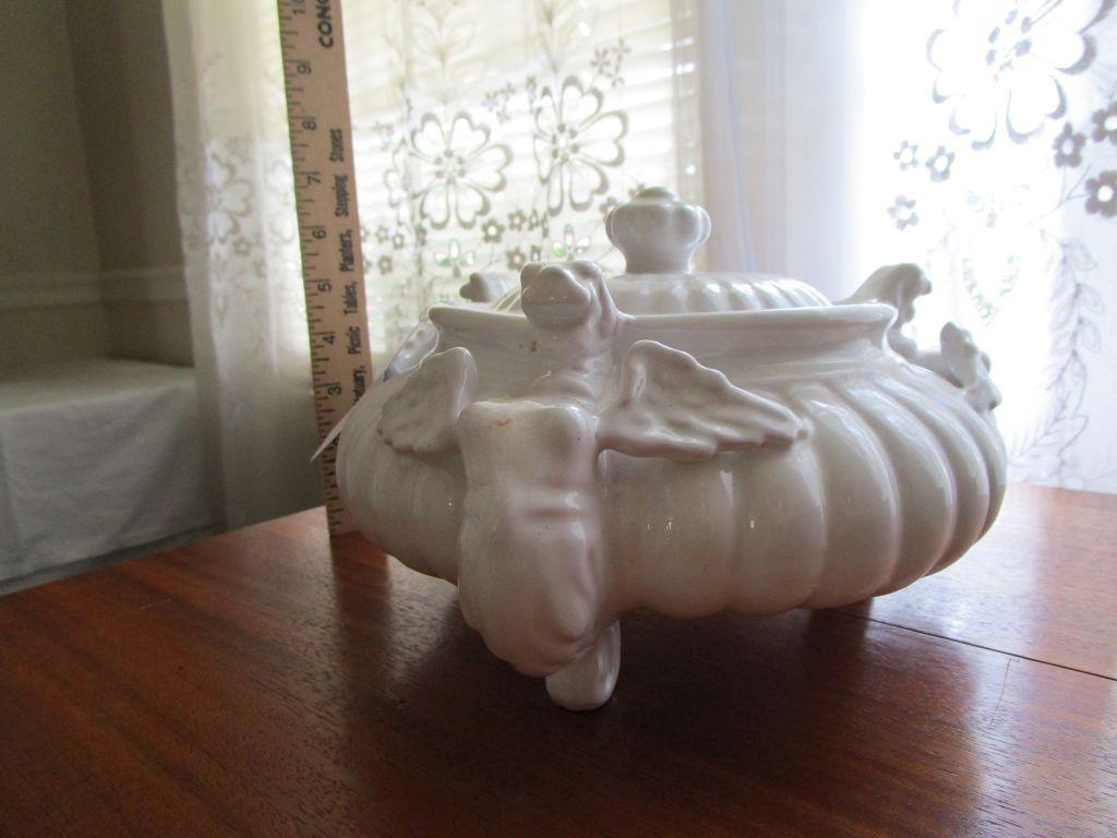 Ceramic Italian Lidded Sauce Dish