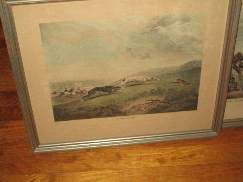 Set of Vintage Hunting Prints