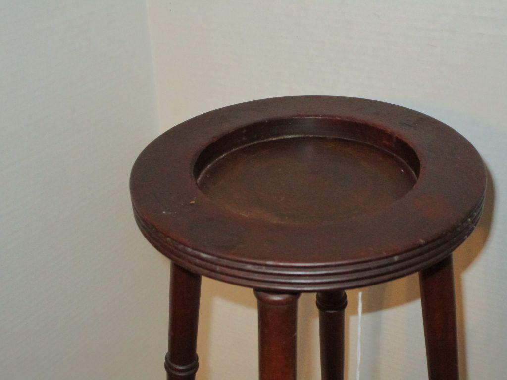 Vintage Mahogany Stand - Petite Size