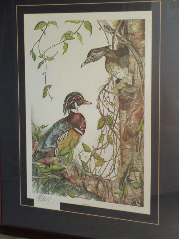 Lovely Pair of Wildlife Prints Artist Signed & Numbered, "Pamela Rattray Brown"