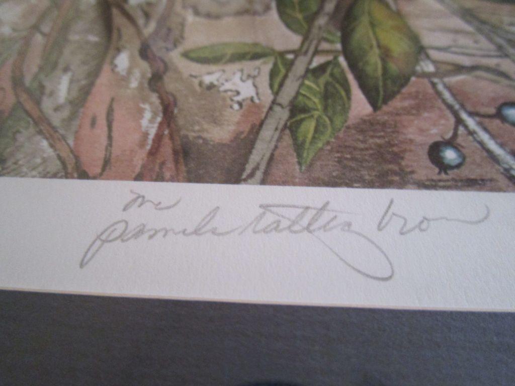 Lovely Pair of Wildlife Prints Artist Signed & Numbered, "Pamela Rattray Brown"