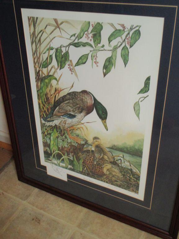 Lovely Pair of Wildlife Prints Artist Signed & Numbered, "Pamela Rattray Brown"