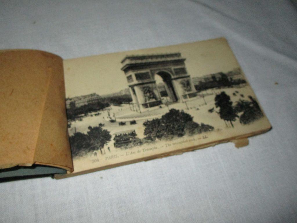 Vintage Postcard Books of Paris