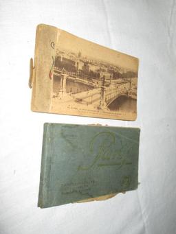 Vintage Postcard Books of Paris