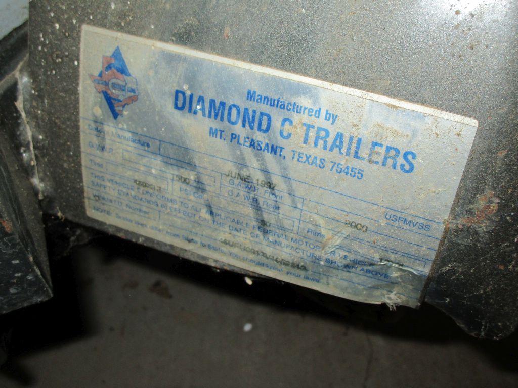 Lil Gem Utility Trailer By Diamond Trailer Mfg. VIN ID # 46UFU0917V1052812