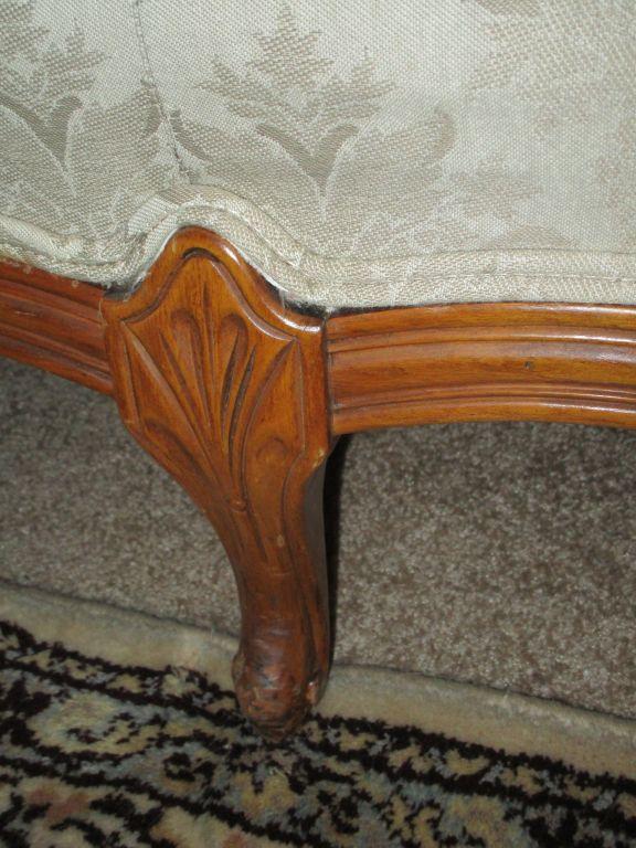 French Provincial Style Upholstered Sofa