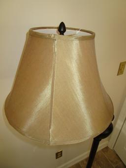 Contemporary Reading Lamp w/ Fabric Shade