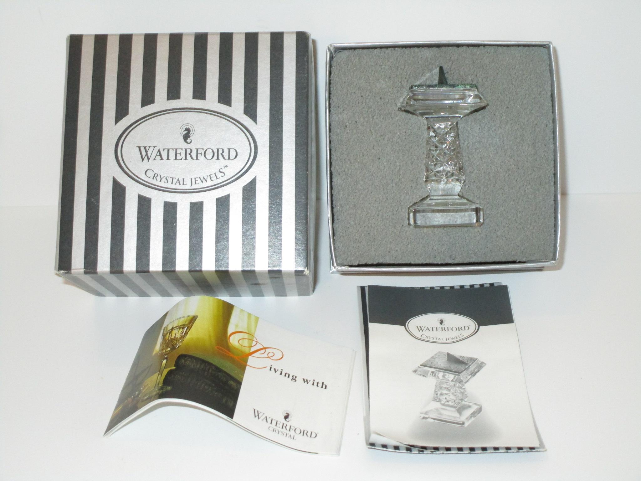 Waterford Crystal Candlestick in box