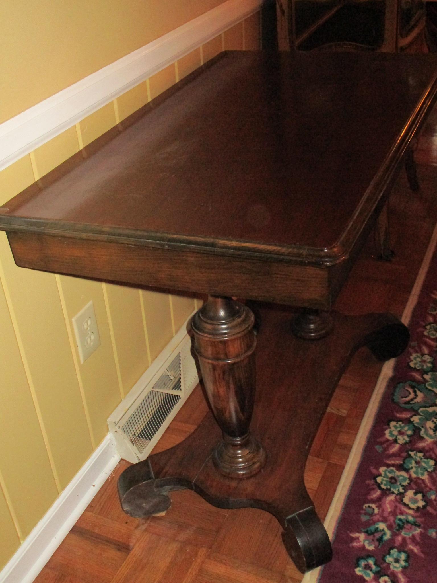 Beautiful Mahogany Entry Table