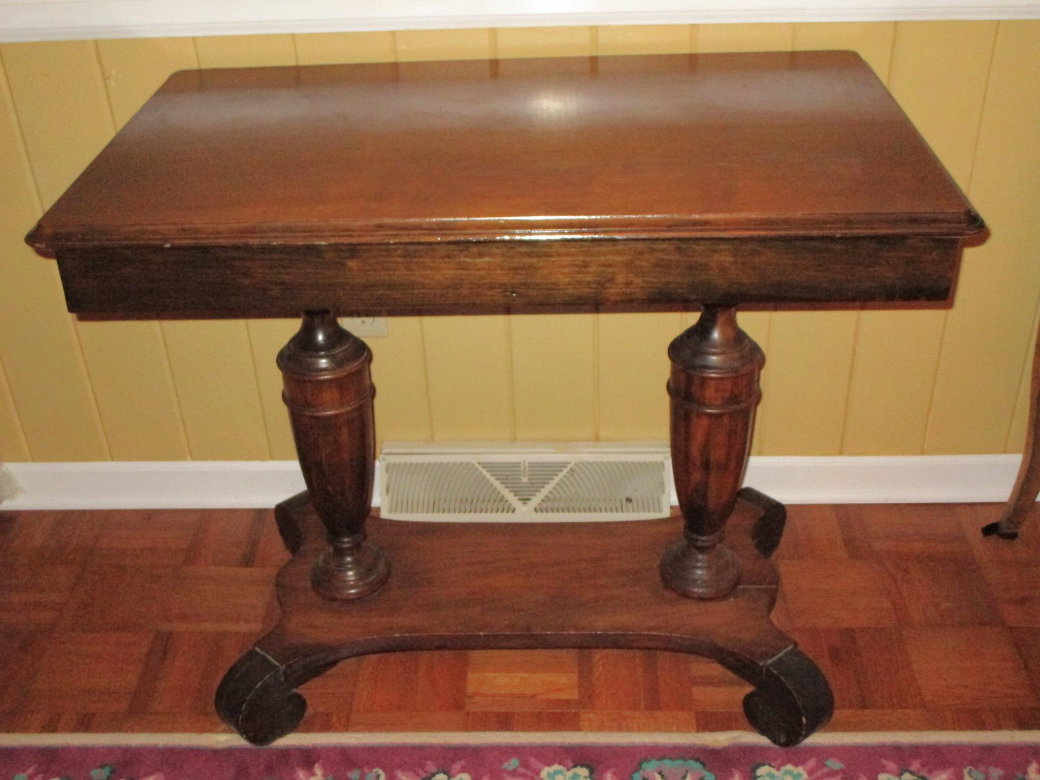 Beautiful Mahogany Entry Table