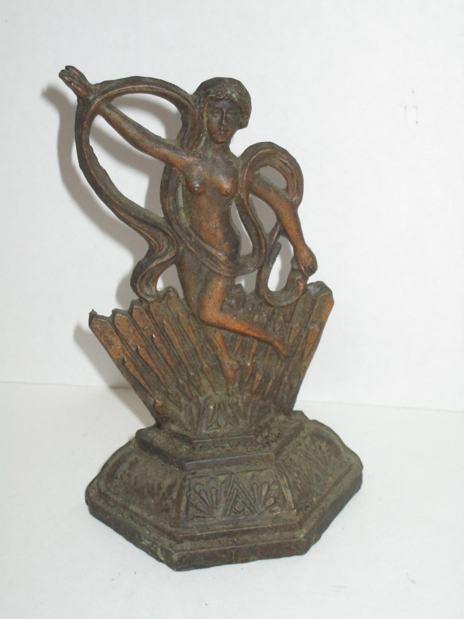 Art Nouveau Nude Lamp Base