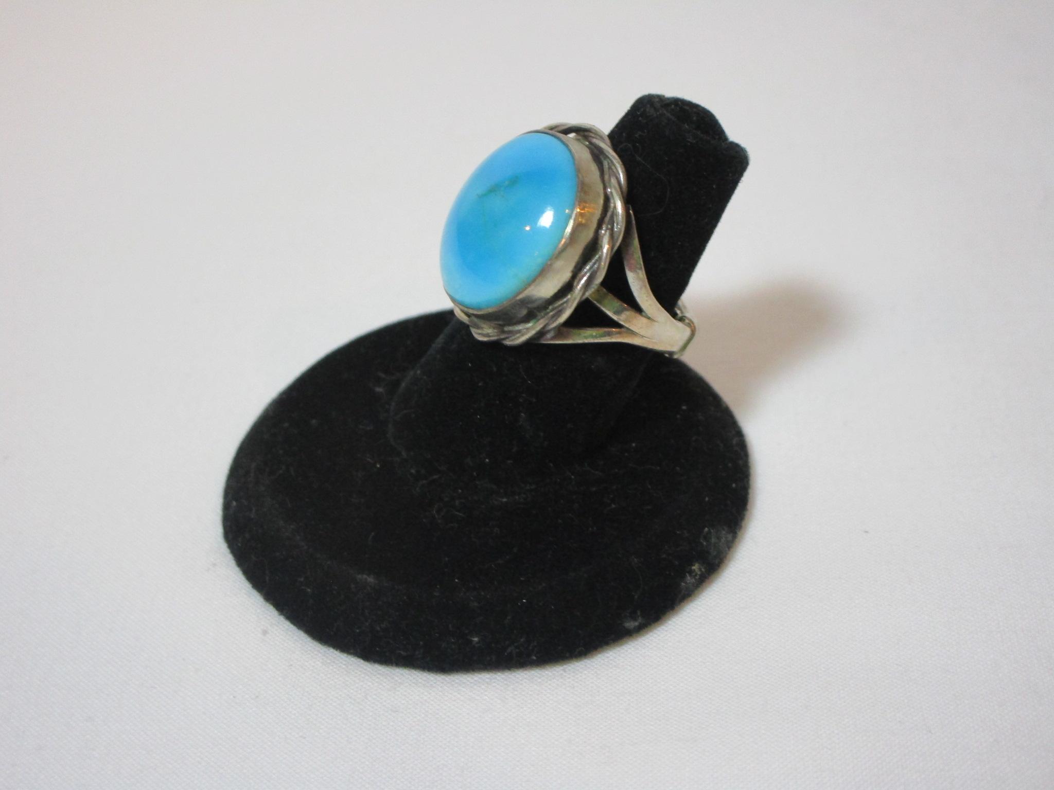 Sterling Ring w/ Turquoise Stones