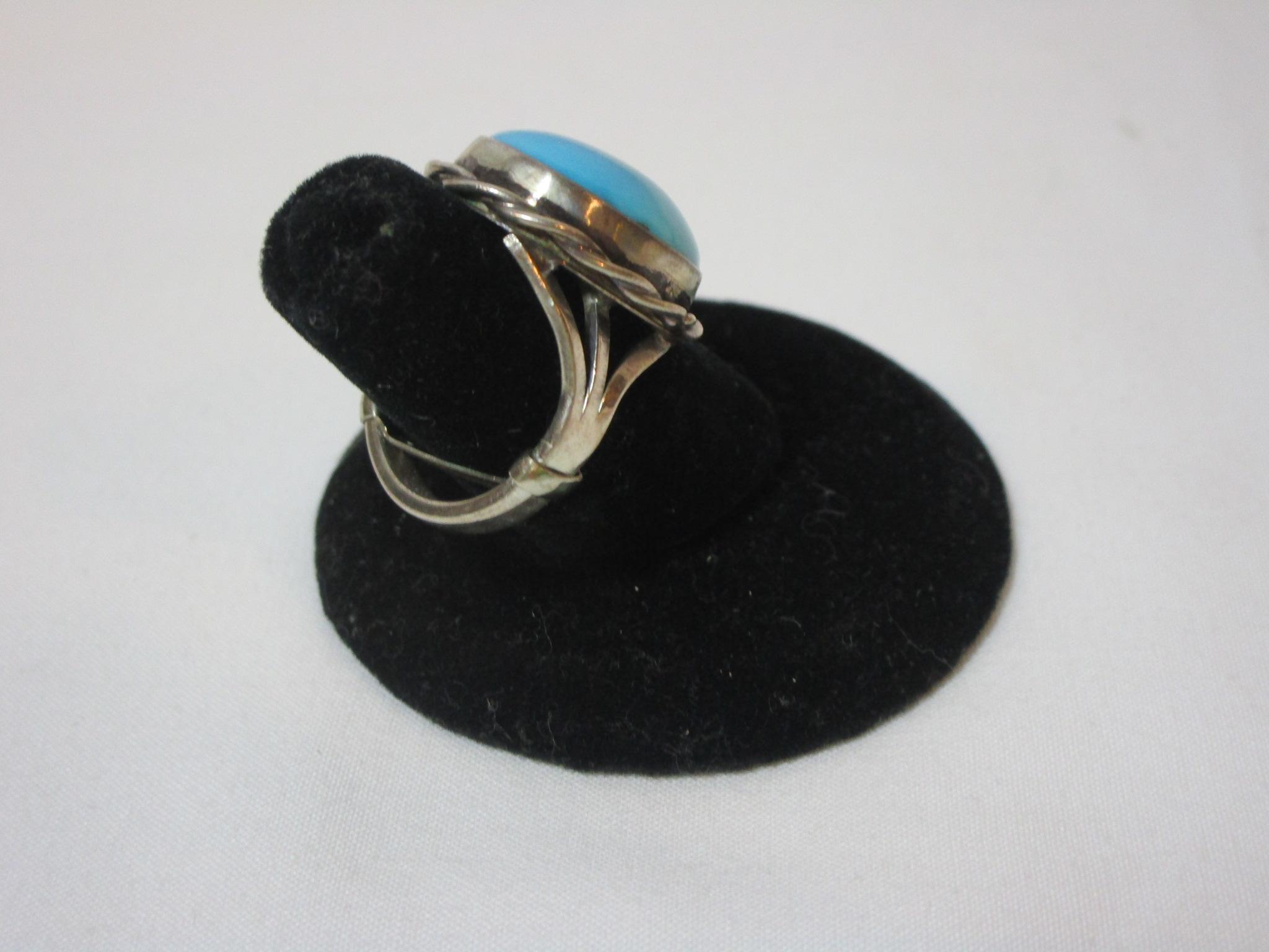 Sterling Ring w/ Turquoise Stones