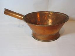 Early Copper One Handled Pot