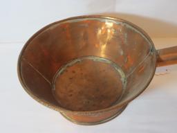 Early Copper One Handled Pot