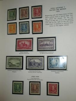 NICE LOT OF EARLY CANADIAN STAMPS FROM 1859 TO 1995   MOSTLY MINT